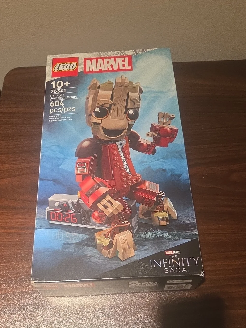 LEGO Marvel Red & Tan Groot Jumper Figure - Ravager JumpSuit Groot